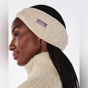 NWT Figs Ivory Sherpa Unisex Warmer